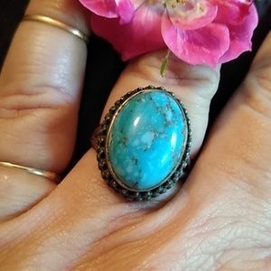 Silver and Turquoise Ring